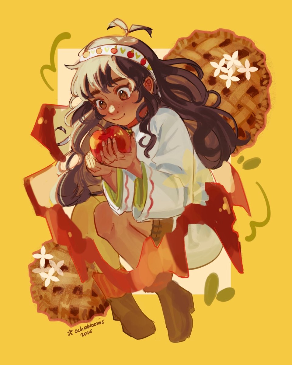 ochablooms's tweet image. the warmth of apple pie 🍎🥧