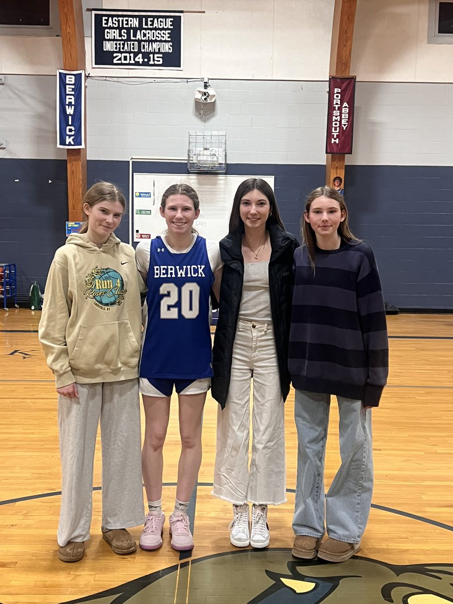 Congratulations to Bay State Jag 🐆 <a href="/EllaSmith2007/">Ella</a> on breaking the <a href="/BerwickGVBBall/">Berwick Girls Basketball</a> all-time scoring record 🔥‼️