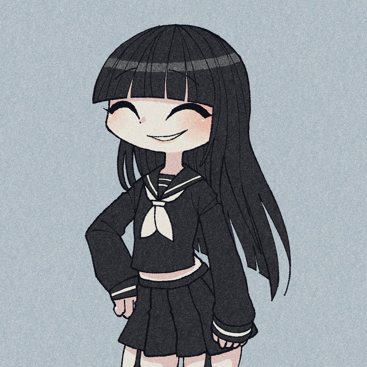 #三廻部学園美術部 
猫の日なので過去に描いた猫山再掲 