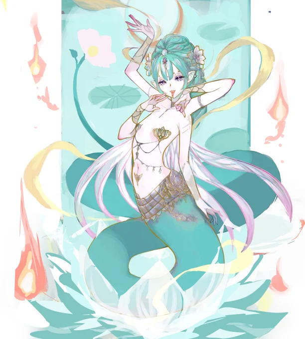ラフ経過はこんな感じでした。 いつも迷いつつ何をやりたいか探りつつ描いてます。 色味などだいぶ変わりましたね。