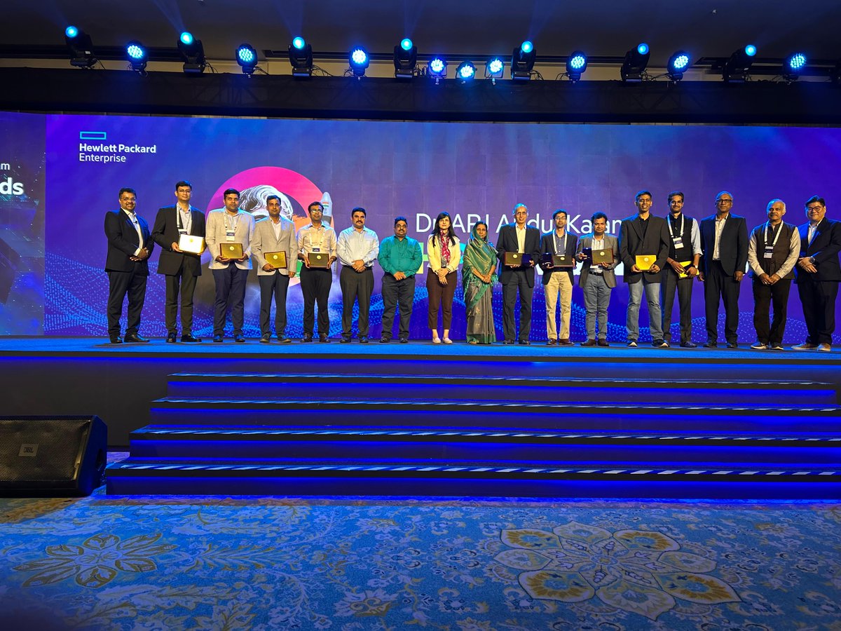 Many congratulations to Prof. Govindarajan Ramaswamy for winning the Dr. A.P.J. Abdul Kalam HPC award  under the Lifetime Contributions category!