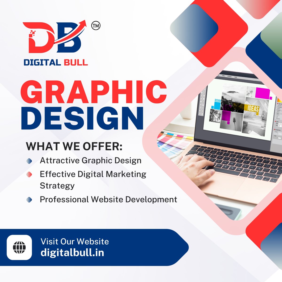Digitalbulljs's tweet photo. GRAPHIC DESIGN
.
WHAT WE OFFER:-
Attractive Graphic Design
Effective Digital Marketing Strategy
Professional Website Development
.
Contact us :
Call: +91-9044815507
Visit: https://t.co/kLVqekkNTR
.
.
#DigitalBull #graphicdesign #Website #AdvancedDesigns #CreativeTeam https://t.co/ZL1pBArIZl