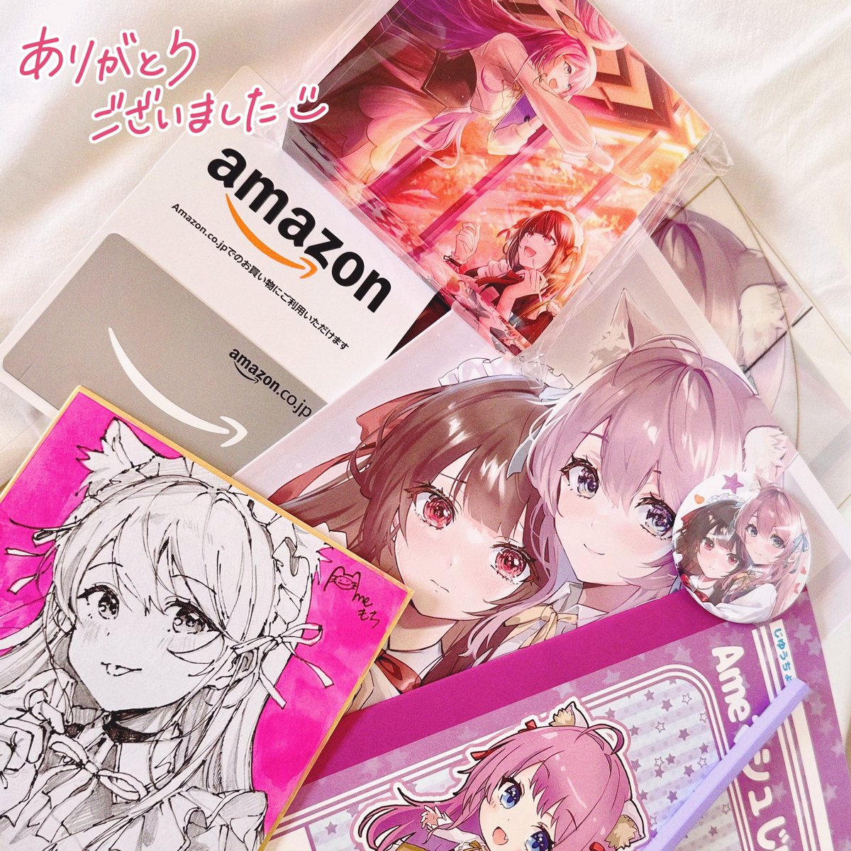 Ameマシュイラコンのイラストレーター審査員賞の賞品を受け取りました