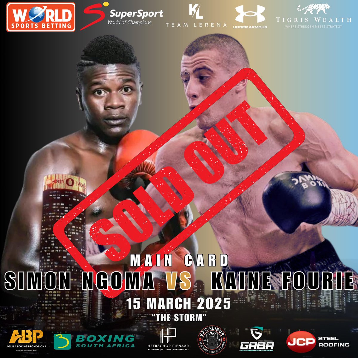 AquilaBoxing's tweet image. Our inaugural event is SOLD OUT 🎟️ We are humbled and grateful for all the supporters, the fighters, and the pure boxing fans who fuel our passion 🥊 Just 3 weeks until the Storm hits ⚡️The 15th of March 2025 is going to be electric #boxingisalive #TheStorm