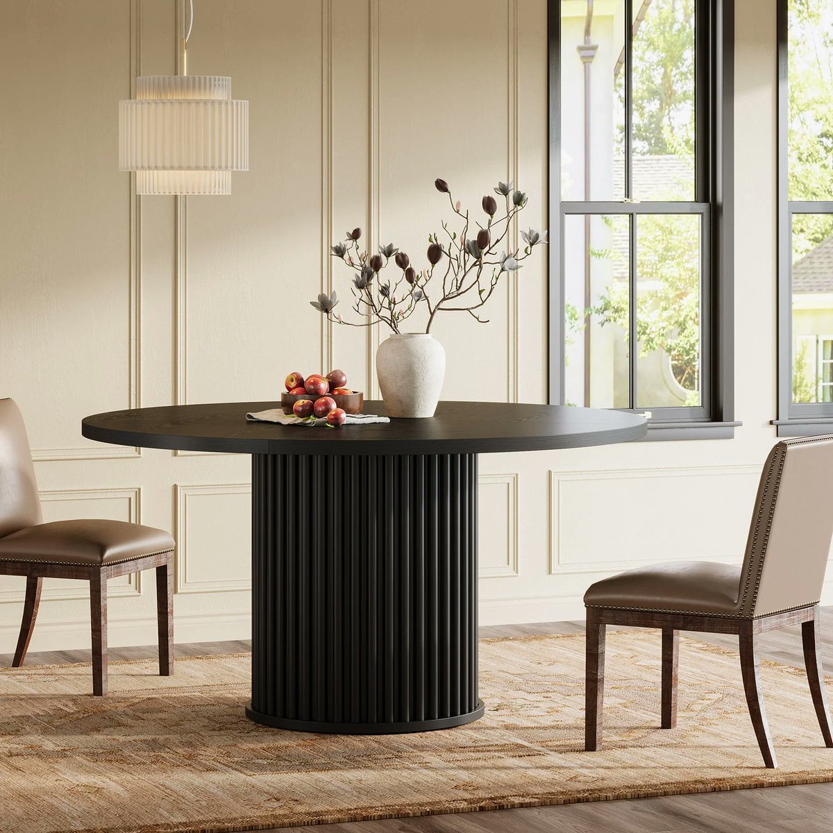 Tribesigns's tweet image. ✨ Introducing our latest masterpiece: the Tribesigns Round Dining Table! Sleek, modern, and perfect for any dining room. 🏡🍽️

How do you love styling your dining table? Share your ideas with us below! 👇#furnituregoals #homedecor

Discover more: bit.ly/3QwmsAo