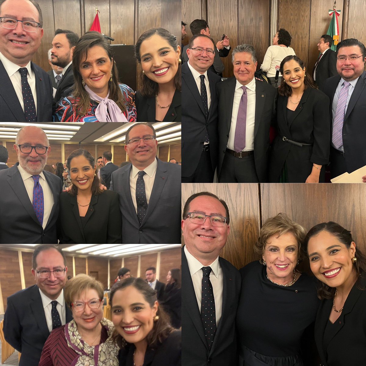 BMA_Ags's tweet photo. Nuestra presidenta y vicepresidente acudieron junto a otros barristas del capítulo Aguascalientes, a la toma de protesta de la Dra. Ana María Kudisch Castelló, como presidenta nacional para el periodo 2025-2027. Agradeciendo al Mtro. Víctor Oléa por su gran gestión. https://t.co/aO3OFQs06d