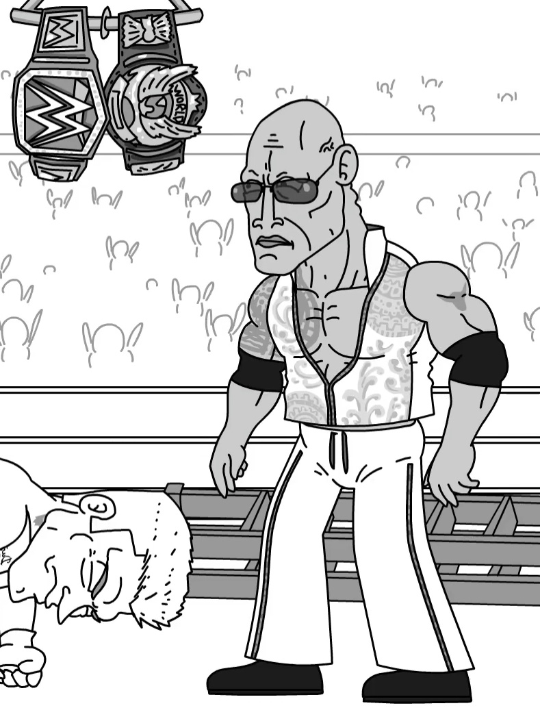The most confusing man in sports entertainment... The Rock!
#SmackDown #finalboss #TheRock <a href="/TheRock/">Dwayne Johnson</a>