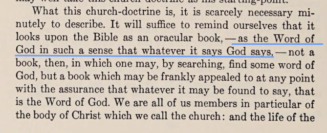 JeffWBSinger's tweet photo. This Warfield Quote seems to originate from Roy B. Zuck's 𝘉𝘢𝘴𝘪𝘤 𝘉𝘪𝘣𝘭𝘦 𝘐𝘯𝘵𝘦𝘳𝘱𝘳𝘦𝘵𝘢𝘵𝘪𝘰𝘯, page 7. 
He gives no citation but is almost certainly referring to a similar quote from 𝘛𝘩𝘦 𝘐𝘯𝘴𝘱𝘪𝘳𝘢𝘵𝘪𝘰𝘯 𝘢𝘯𝘥 𝘈𝘶𝘵𝘩𝘰𝘳𝘪𝘵𝘺 𝘰𝘧 𝘵𝘩𝘦 𝘉𝘪𝘣𝘭𝘦. https://t.co/OMlazZBpcs