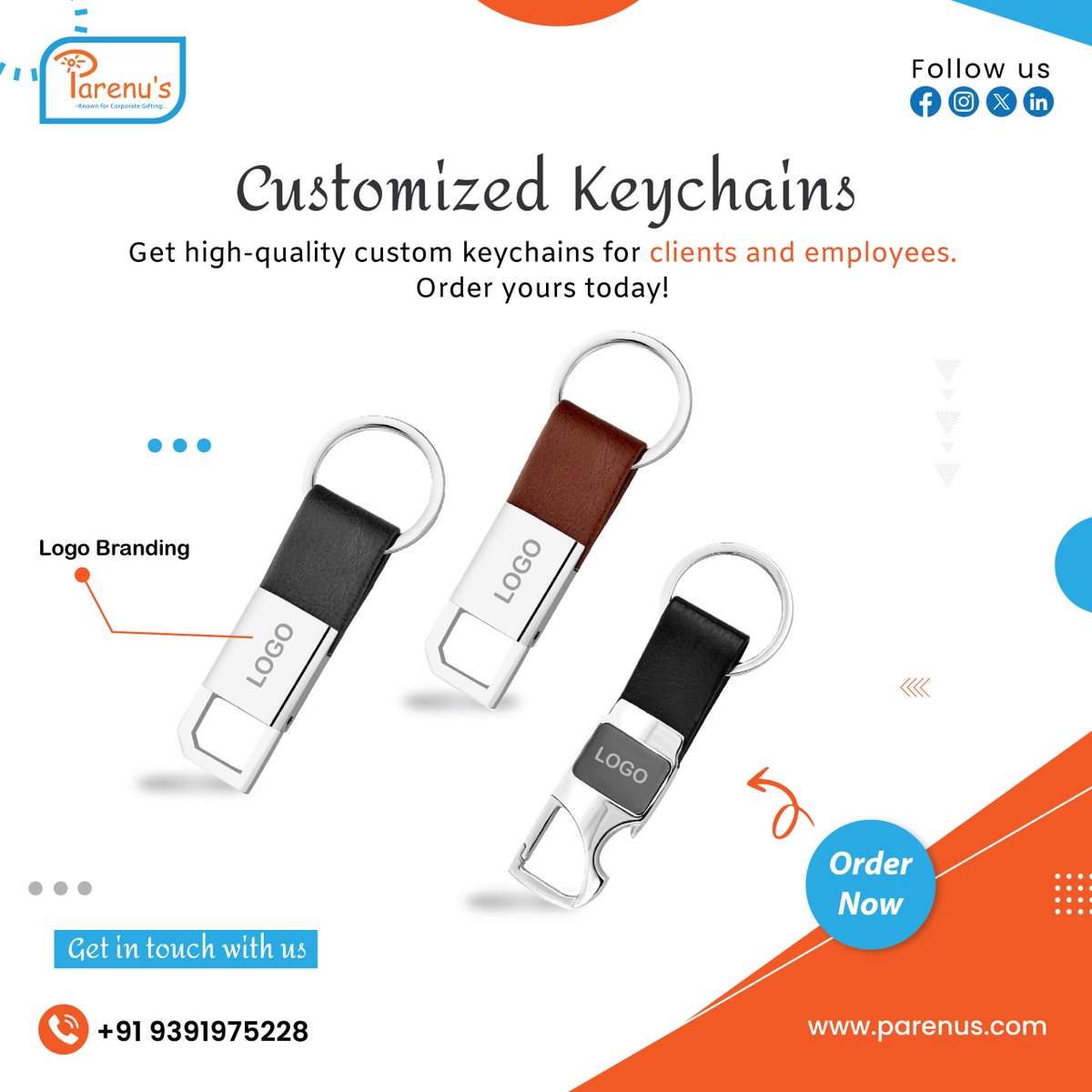 Parenus's tweet image. Unlock Brand Recognition with Customized Keychains!
Custom branded keychains that leave a mark—stylish &amp;amp; branded just for you! A perfect corporate gift to stay in their hands and minds.
DM us to order now!

 #customizedkeychains #keychains #instagood, #instagram #parenus #Gift