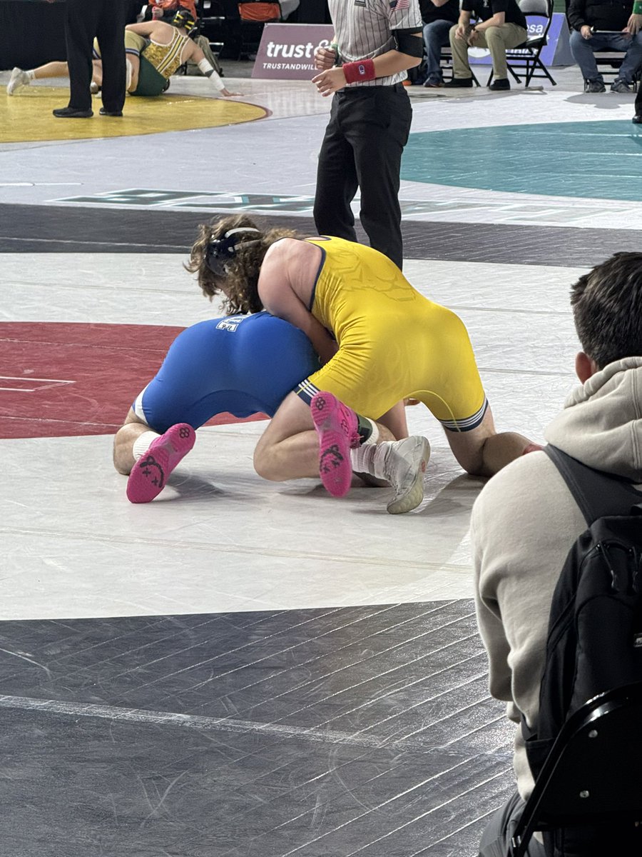 Really fun day seeing all the Tiger Wrestlers competing at state.  Specially excited to see the football representation from the freshman class to the senior class.  A crazy hectic showcase only outdone by some gritty come from behind wins by our young Tigers.  Extremely proud