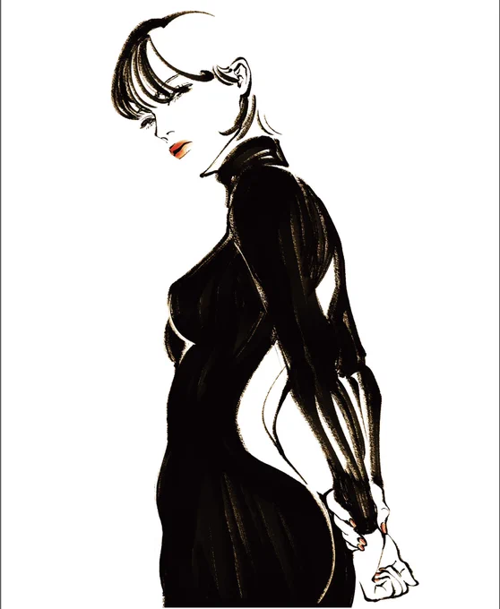 この角度のポーズが好きなんだと思う#魅力のある黒を見せてください見た人全員強制 