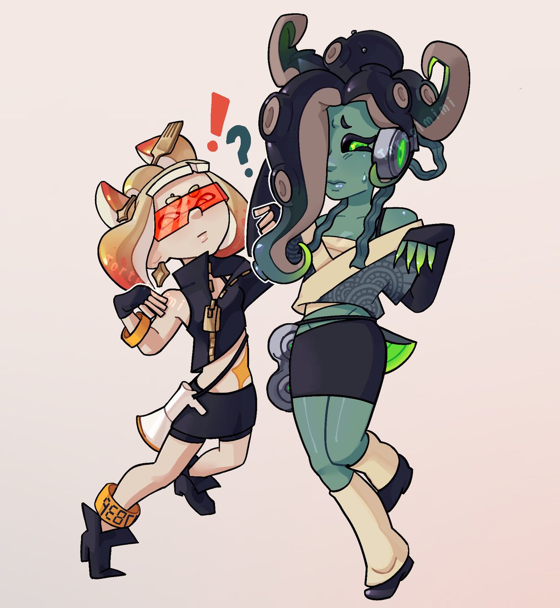 Scrapped Splatoon AU art that I’m still gonna post #Splatoon3