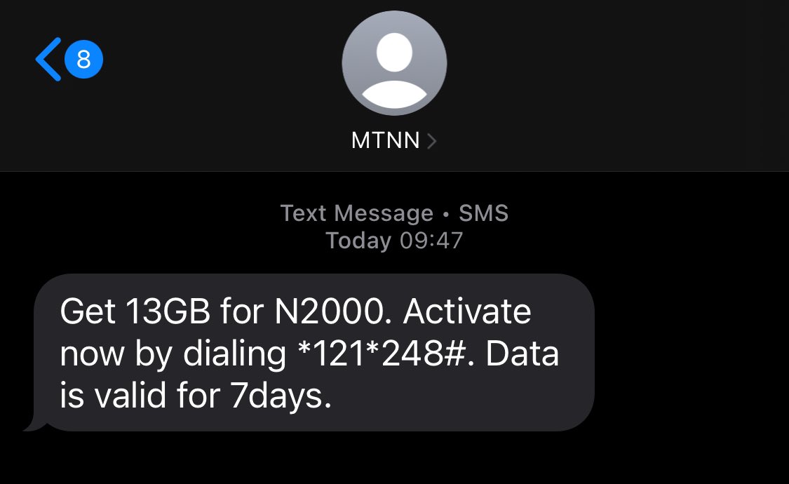 Chief_Caeser's tweet photo. Yesterday was 2k for 13GB. Just a normal day in Nigeria where yesterday’s price is not today’s @MTNNG https://t.co/41i4MAJdqR
