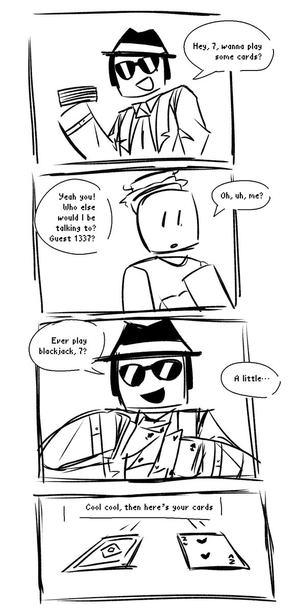 Sunstral13's tweet image. Playing cards with a cheater 
#forsakenroblox