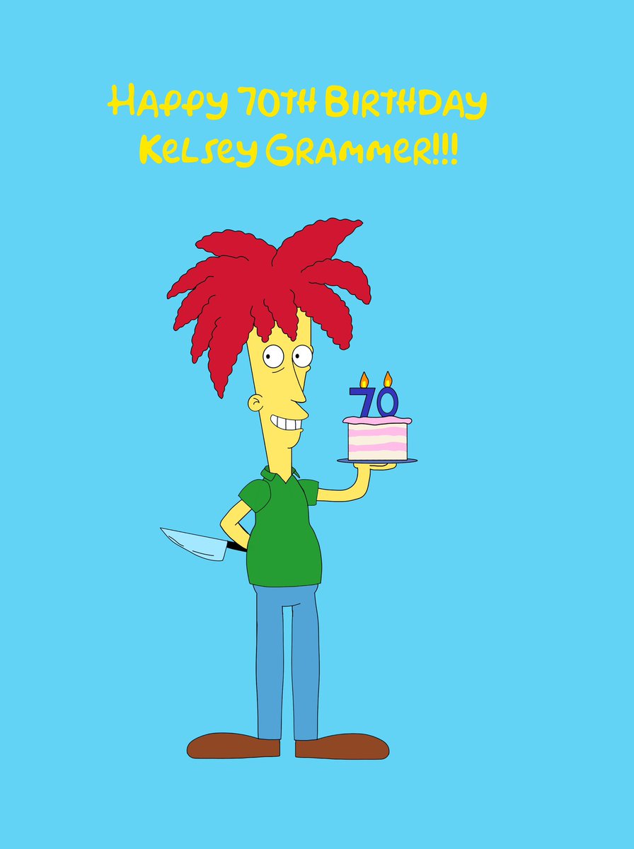 Natalie94543776's tweet image. Happy 70th birthday @KelseyGrammer!!! 🎉🎈🎊🎁🎂#fraiser #thesimpsons #sideshowbob #birthday #tribute #kelseygrammer