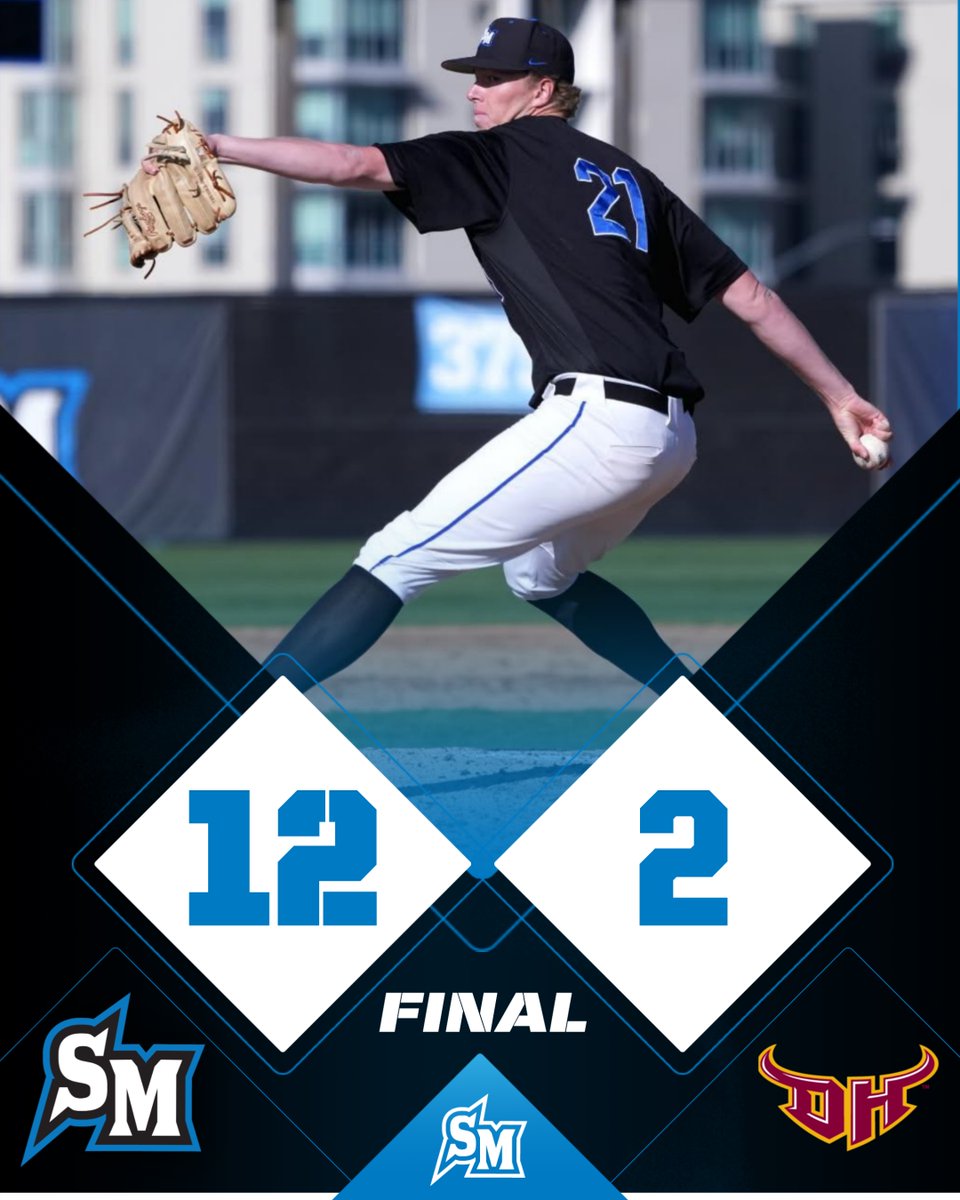 CSUSMBaseball's tweet photo. Beginning CCAA play with a W. #BleedBlue https://t.co/1cYEySmpft