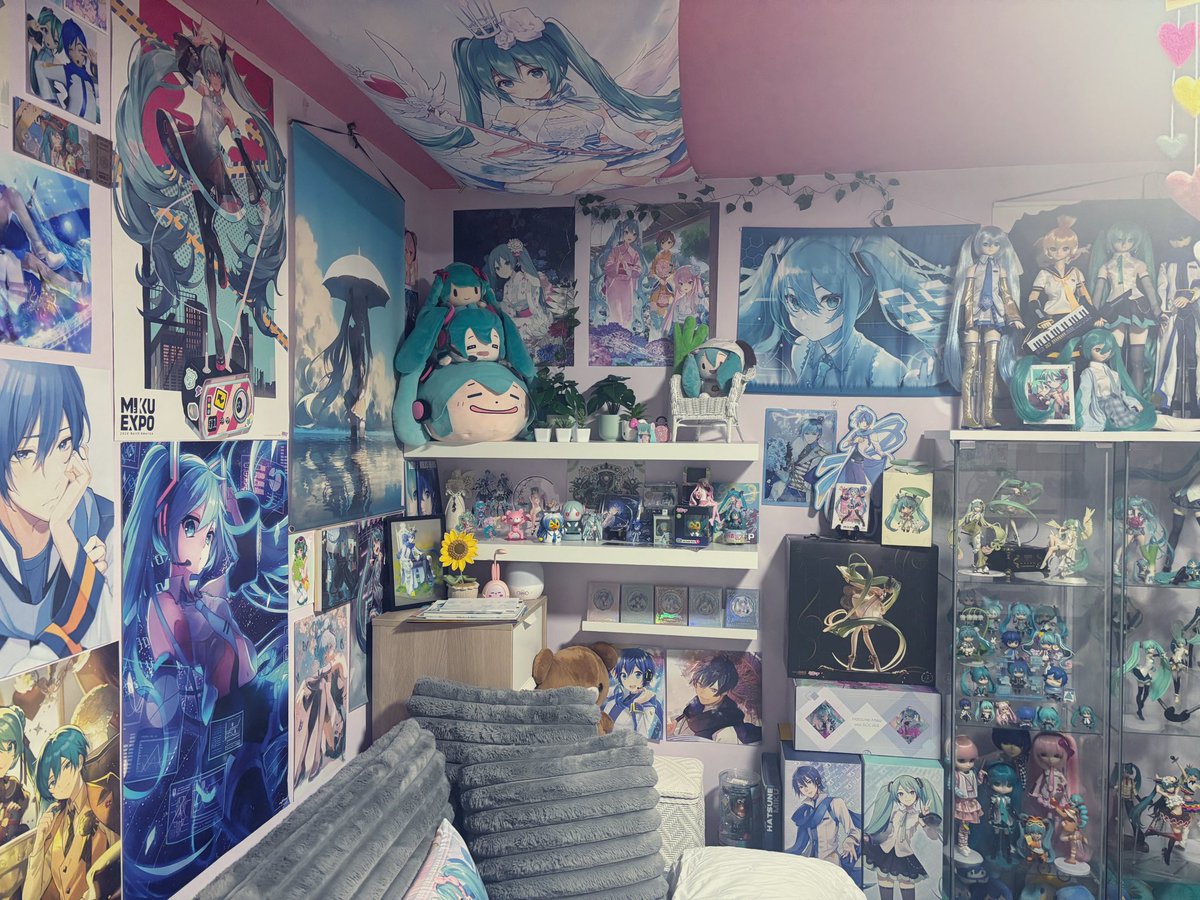 x_haisy's tweet image. I see people complaining in tiktok that they’re too embarrassed to have online class with the camera on because of their room, I hope my room makes you feel more confident cuz it can’t be any more embarrassing than this