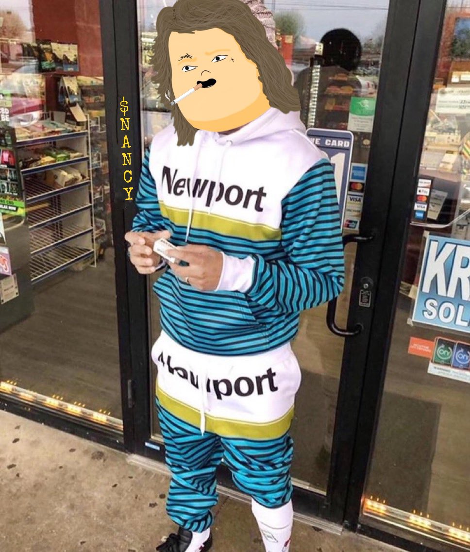 $NANCY is literally the last token I’ll ever shill. 

I’m gonna end on a high note in this God forsaken crypto space. 

I’m too cool like a Newport for this space. 

Neva too cool for YaBoyNancy though.