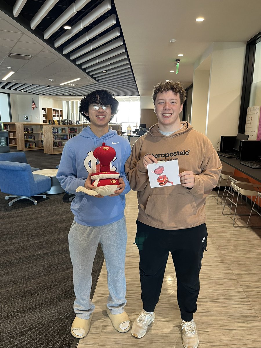 GorrinJM's tweet image. Had some fun for World Language Week at @OPS_Westview with a treasure hunt during passing period! A snake to honor the Lunar New Year and some yummy pastries from around the world! 🌎