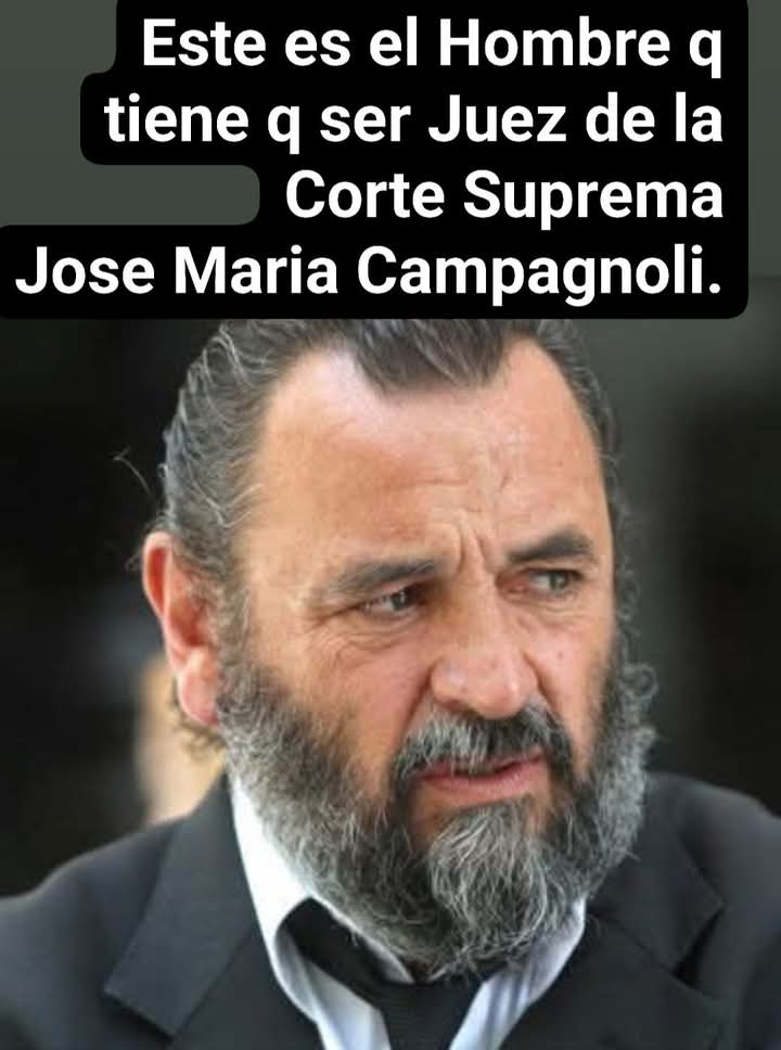 C.V. INTACHABLE ‼️🏛⚖️

Ganó 36 concursos para Juez de la Nación,
Pero todos los Presidentes huyen de Campagnoli ni en los medios lo quieren. Lo tienen en Savedra en una oficina con casos irrelevantes...
Jose Maria Campagnoli.
Desde el 2015 lo pedimos como el Procurador Gral.