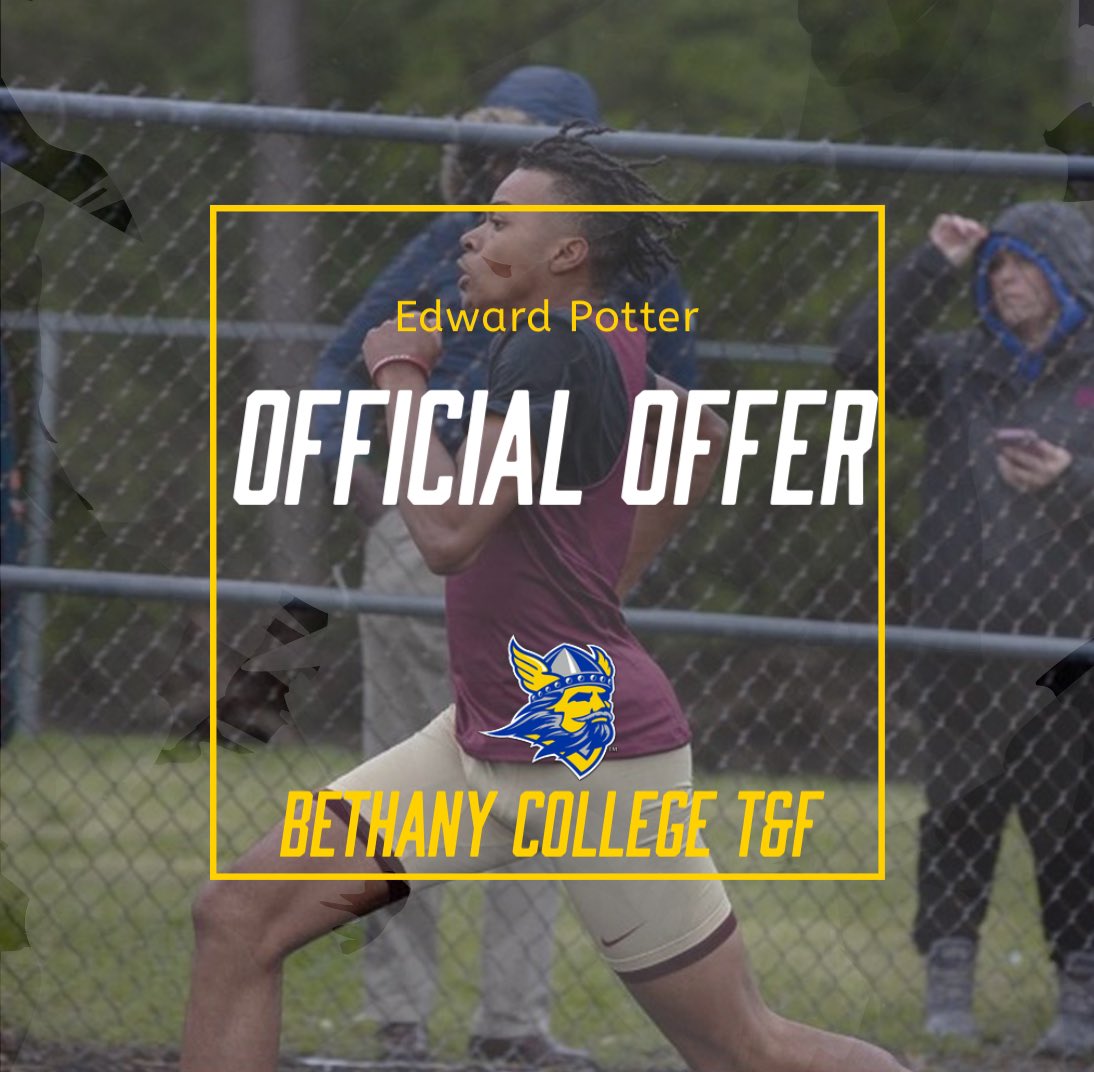Edward Potter (@edward_potter21) on Twitter photo I’m very blessed to receive an offer from Bethany College to continue my academic and athletic career. Huge thank you to <a href="/DaylonSmith1/">🇸🇪 Coach Smith 🇸🇪</a> and the rest of the coaching staff for this opportunity! I’m very blessed to receive an offer from Bethany College to continue my academic and athletic career. Huge thank you to <a href="/DaylonSmith1/">🇸🇪 Coach Smith 🇸🇪</a> and the rest of the coaching staff for this opportunity!