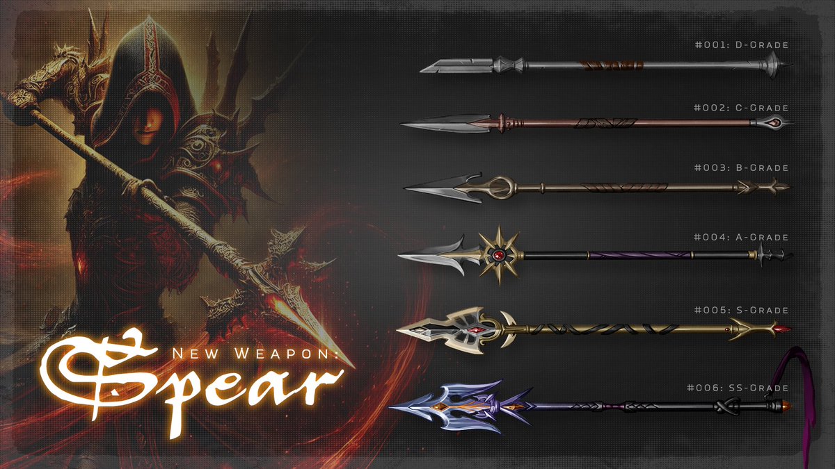 immortalrising2's tweet image. Name the Next Legendary Weapon! ⚔️

Spears are coming to Immortal Rising 2—and YOU get to name them! 🏆

Submit your best name &amp;amp; make history

💰 20K $IMT in rewards!

Submit here 🔽
forms.gle/wXtTWKDKqAiMVJ…