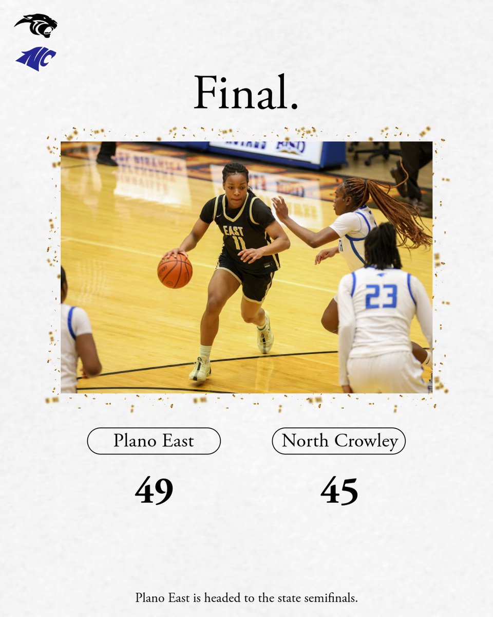 State semifinals, meet Plano East. <a href="/PESHGirlsHoops/">PlanoEastGirlsHoops</a>, meet the state semifinals. First trip to the Final Four on deck for Plano East!
