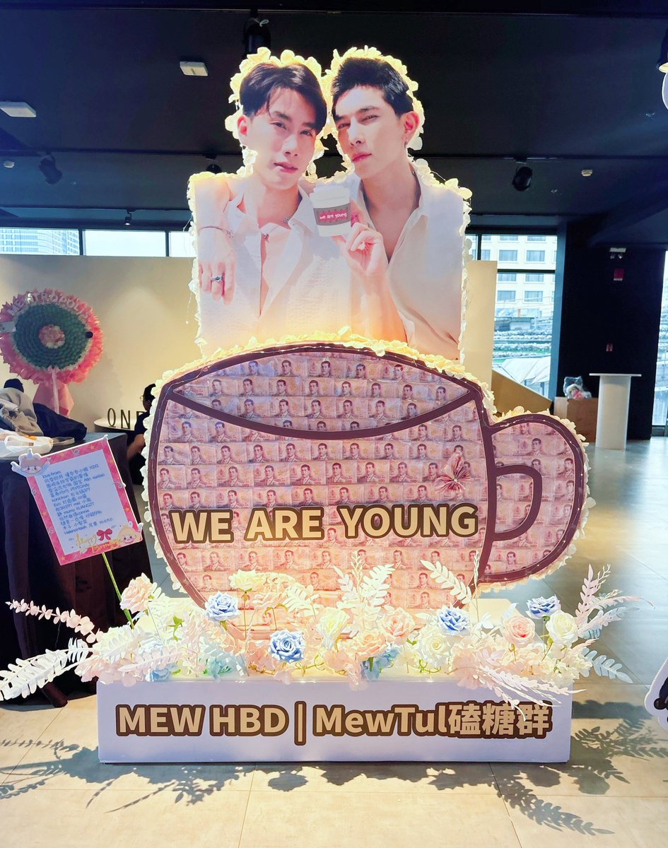 MewTulGroup's tweet photo. Happy birthday! ❤️
May all your wishes come true, and you deserve the best love. Congratulate you in advance on the grand opening of WE ARE YOUNG CAFE!🎊🎊🎊

MEW BIRTHDAY2025

#Mewtropolis2025
@MSuppasit 
#MewSuppasit  
#มิวศุภศิษฏ์ ︎︎︎︎
@octotul 
#MewTul 
#Tul_Pakorn https://t.co/virUjOoeti