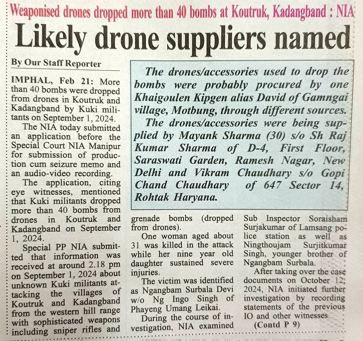 IMF_Manipur's tweet photo. @General Upendra Dwivedi PVSM https://t.co/XKBLfnQNWh