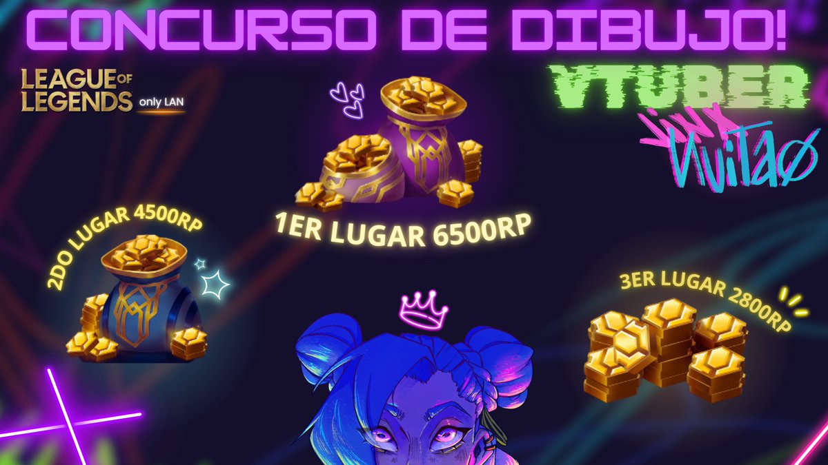 NNuitao's tweet photo. ¡Prepárate para mostrar tu talento artístico y ganar increíbles premios en Riot Points de League of Legends!

Solo servidor LAN⚠️

REGLAS: https://t.co/8BYE5S00Ne

REFERENCIAS: https://t.co/vS4kLUnHFt

CANAL DE TWITCH: https://t.co/ZZyg62BQJe https://t.co/qJ1Cq9mHUg