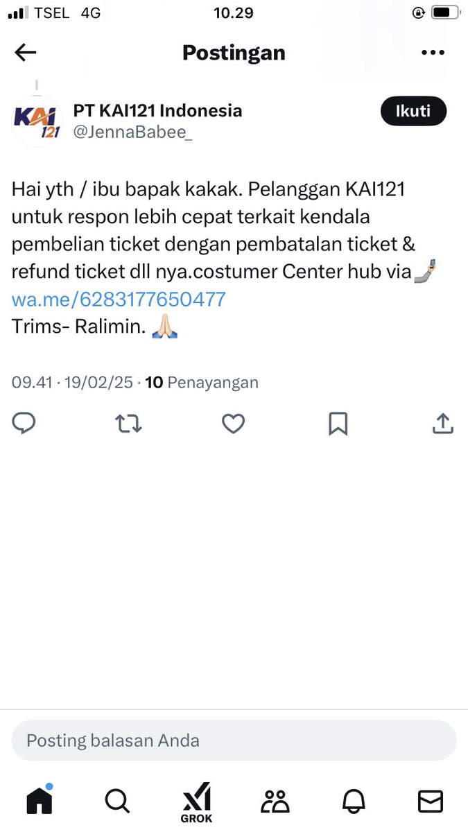 komplain handling tweet media