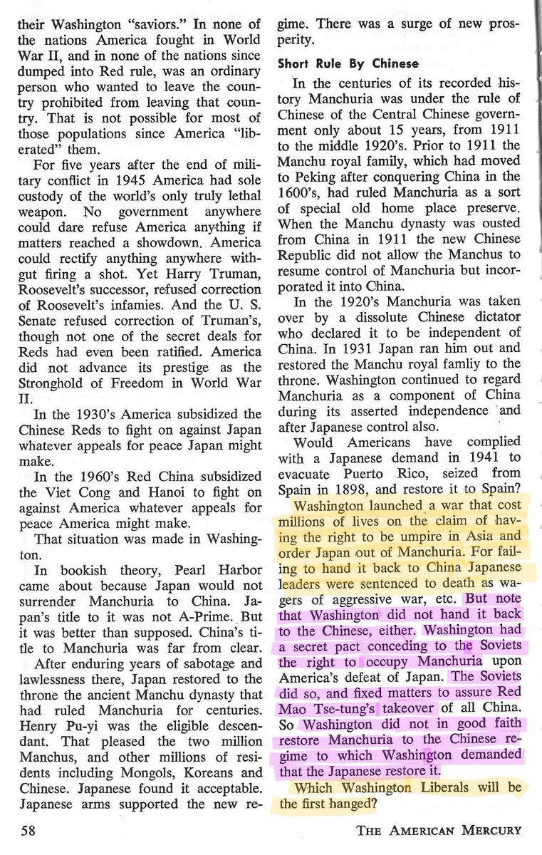 SamuraiLord0000's tweet photo. @cglassey_author @pegobry_en None of your claims legitimatize who should own Manchuria.
Here, we are talking abt #USInterference , and #FDR gave Manchuria to Stalin at #Yalta. What do you have to say? https://t.co/ZjUDQikOwm