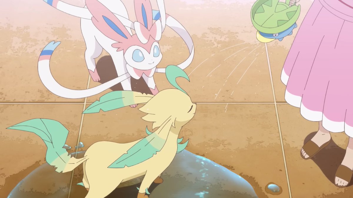Eevee_Community's tweet image. Remember to water your Leafeon.