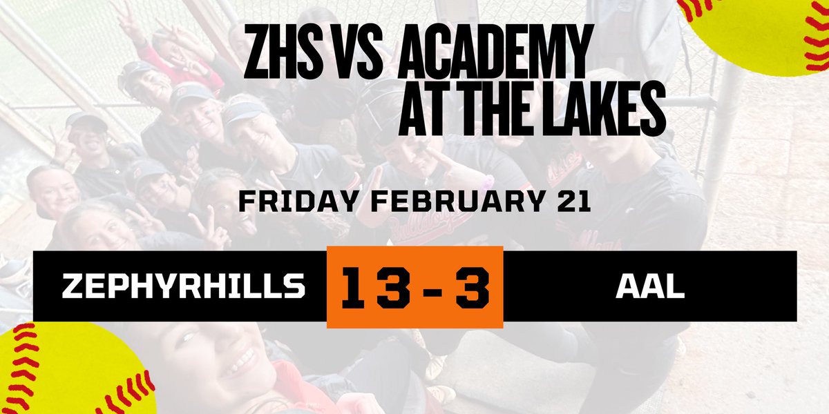 Zephyrhills High School Softball tweet media