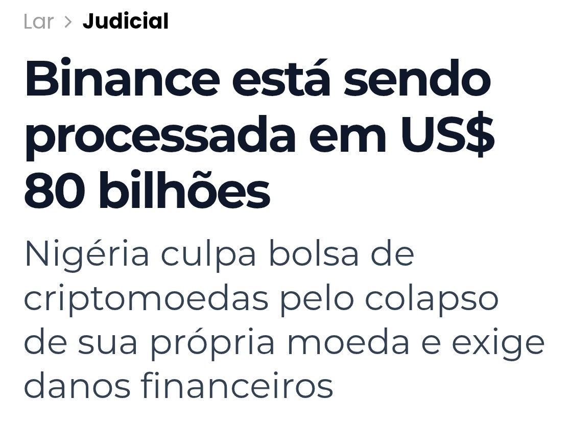 cerqueira85's tweet photo. @binance A empresa é acusada de operar sem licença desde 2019, ocultar registros comerciais e facilitar a lavagem de US$ 35 milhões, de acordo com a Comissão de Crimes Econômicos e Financeiros (EFCC) https://t.co/uyAAaTdXFL