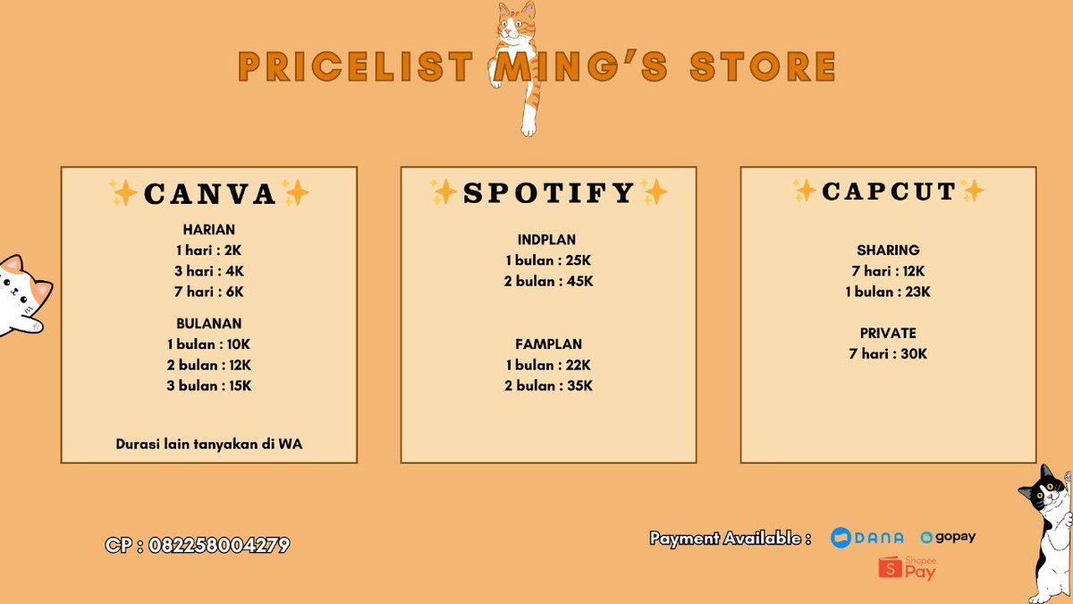 Ming’s Store : App Prem & Study Needs tweet media