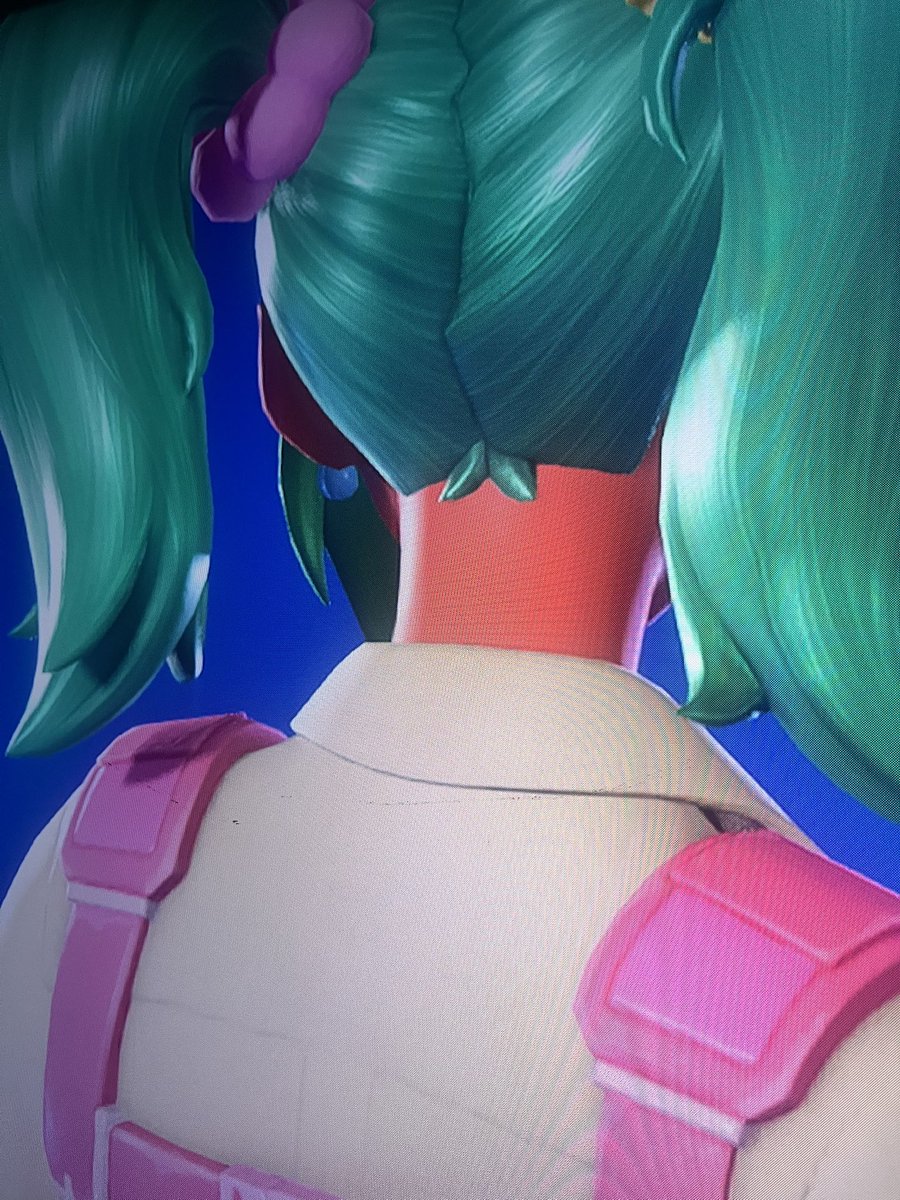Masooo4Life's tweet photo. Ignore the bad quality lol I took this on my phone but Nemias right earring has been bugged In front of her ear stuck to her hair since release can you please fix this! Please and thank you 🩷 @FortniteStatus @Fortnite https://t.co/t8VB6JRNLM