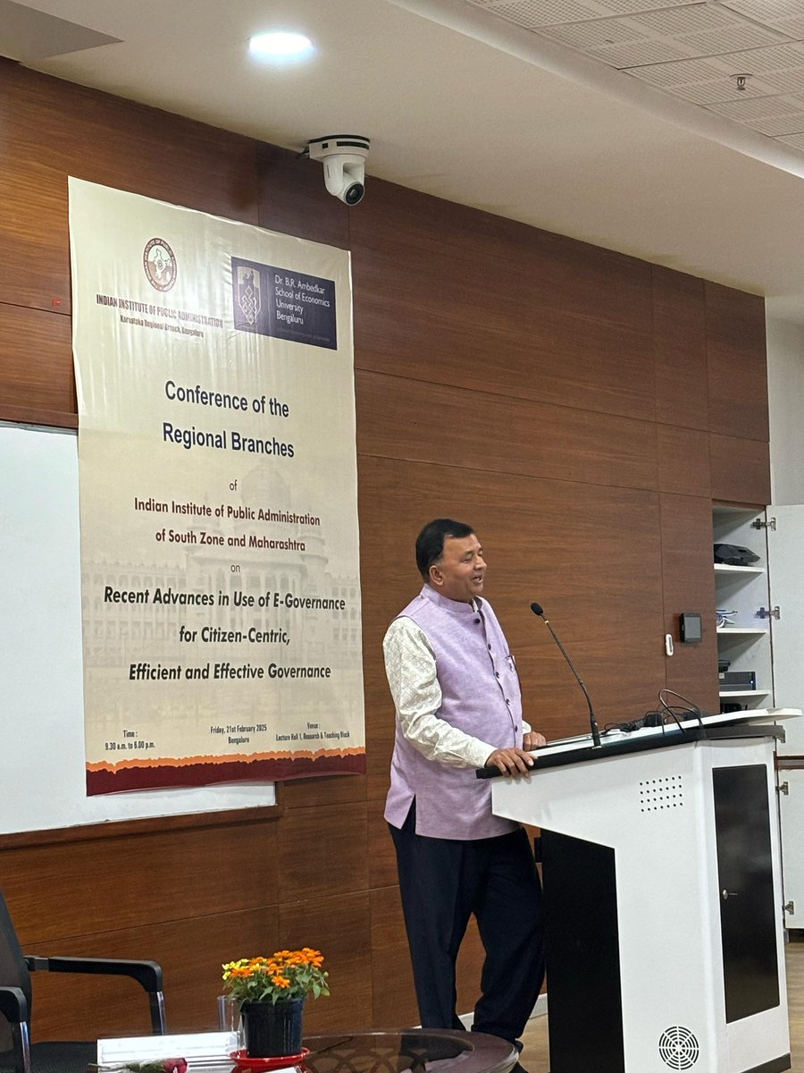 iipa9's tweet image. Glad to attend a conference on e-Governance for #Citizen-Centric, #Efficient and #Effective #Governance, organized by the Indian Institute of Public Administration  #Karnataka Regional Branch for Members of South Zone and #Maharashtra