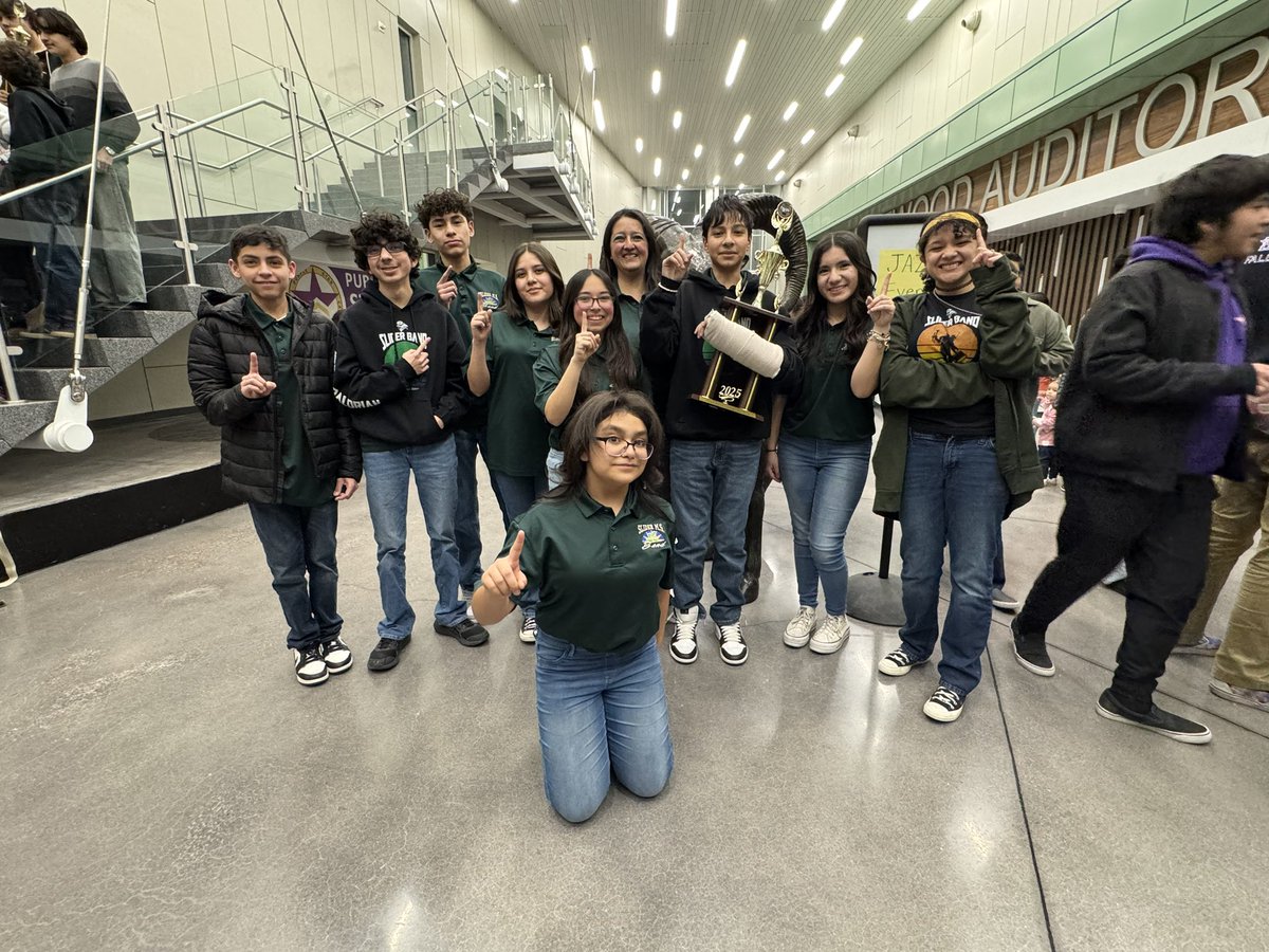 Megan Acosta Slider Band🎶 (@macosta_wdsband) on Twitter photo Congrats #StallionJazzBand on your #FirstDivision Superior Rating at the #TeamSISD Jazz Invitational. Let’s keep the momentum going into concert band season! #ProudBandDirector #SISDFineArts <a href="/Slider_Middle/">William D. Slider Middle School</a> <a href="/SISD_FineArts/">SISD Fine Arts</a> Congrats #StallionJazzBand on your #FirstDivision Superior Rating at the #TeamSISD Jazz Invitational. Let’s keep the momentum going into concert band season! #ProudBandDirector #SISDFineArts <a href="/Slider_Middle/">William D. Slider Middle School</a> <a href="/SISD_FineArts/">SISD Fine Arts</a>