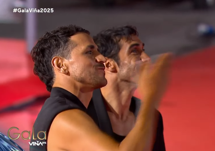softisimaa's tweet photo. pangal mostrando brazos, él leyó mis tuits, él lo hizo por mí #GalaViña2025 #GalaXMega https://t.co/wBOLR0jZRE