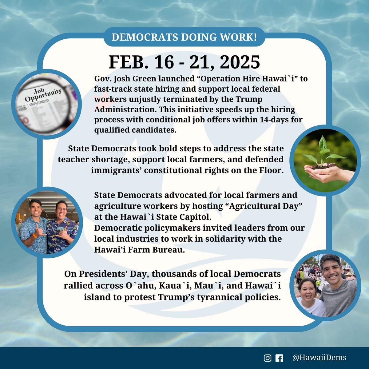 Hawai'i Dems Doing Work!