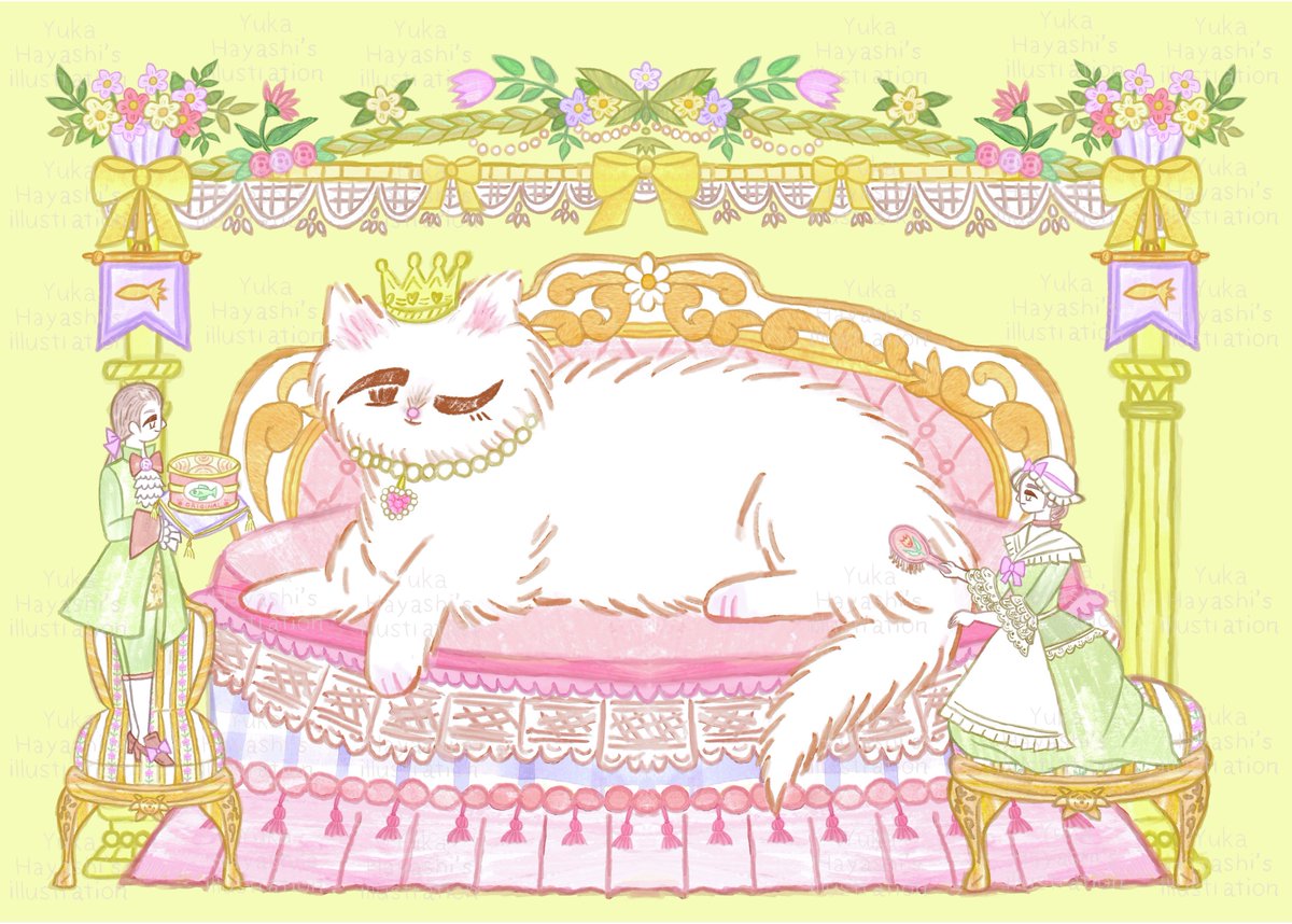 #猫の日     #猫の日2025   
「ねこ様」🐱🐈🐾
My  Original Illustration 

⁡#illustration  ⁡  #イラストレーション  #Procreate