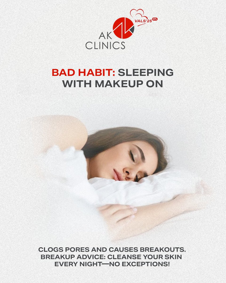AKClinics's tweet photo. 💔 Break Up from Your Bad Habits &amp; Glow Up! ✨

Your hair &amp; skin deserve better! It’s time to let go of the habits holding you back and start fresh.
#GlowUp #HealthyHair #ClearSkin #BreakUpWithBadHabits #AKClinics #SkincareRoutine #HairCareTips #SPFIsBae #GoodHairDay https://t.co/qOlkoIRNVt