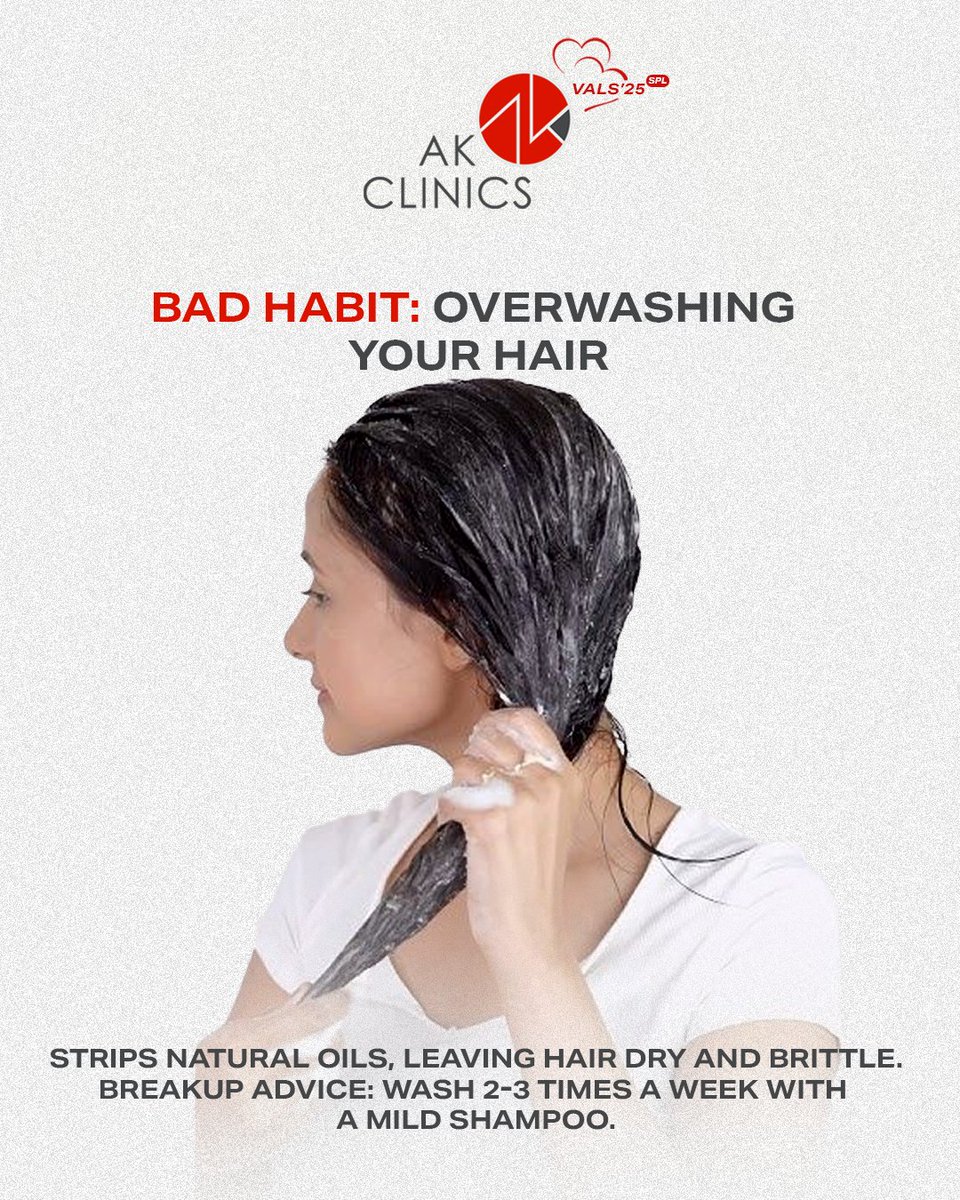 AKClinics's tweet photo. 💔 Break Up from Your Bad Habits &amp; Glow Up! ✨

Your hair &amp; skin deserve better! It’s time to let go of the habits holding you back and start fresh.
#GlowUp #HealthyHair #ClearSkin #BreakUpWithBadHabits #AKClinics #SkincareRoutine #HairCareTips #SPFIsBae #GoodHairDay https://t.co/qOlkoIRNVt