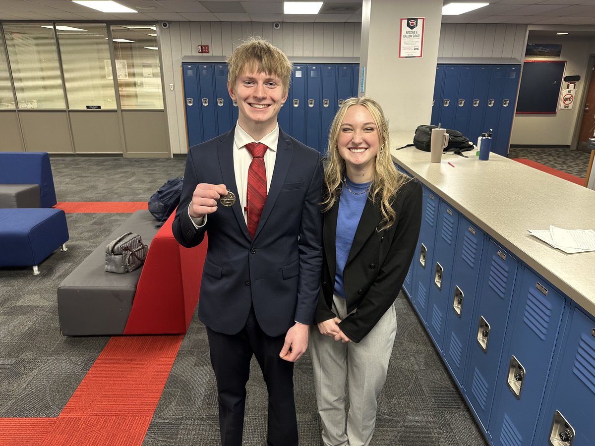 Kendall &amp; Natalie competed in Lincoln-Douglas Debate at Seaman Fri. evening. Kendall won 1st and Natalie earned 7th! We are proud of these students for branching out from policy debate and starting a new tradition for the Mustang speech program.<a href="/RCHS_PTO/">Rock Creek High School PTO</a> <a href="/RockCreekHS/">Rock Creek</a>
