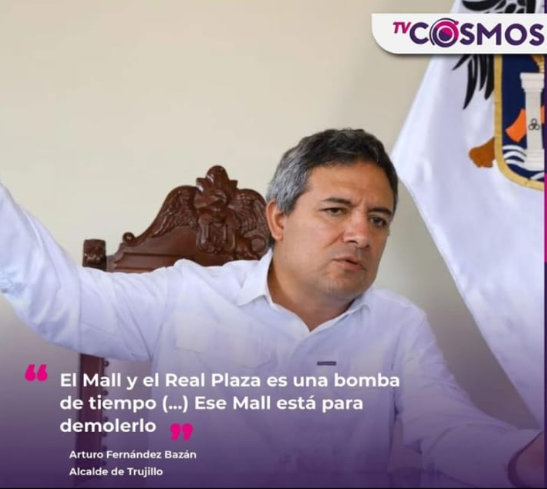 Esto fue lo que señaló el alcalde de Trujillo tras clausurar dicho centro comercial en el 2023: