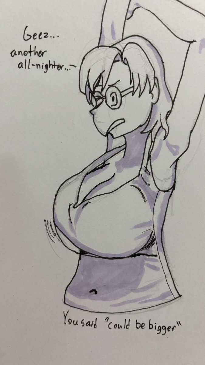 Friend looked at a drawing from my other account and said “could be bigger” so I obliged.