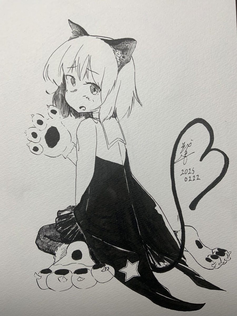 サーニャ
サーニャ・V・リトヴャク

ストライクウィッチーズのサーニャファンはにじさんじの葛葉サーニャ激進によってサーニャonly検索ができない。
#イラスト 
#絵描きさんと繋がりたい 
#猫の日 
#猫の日2025 
#にゃんにゃんにゃんの日