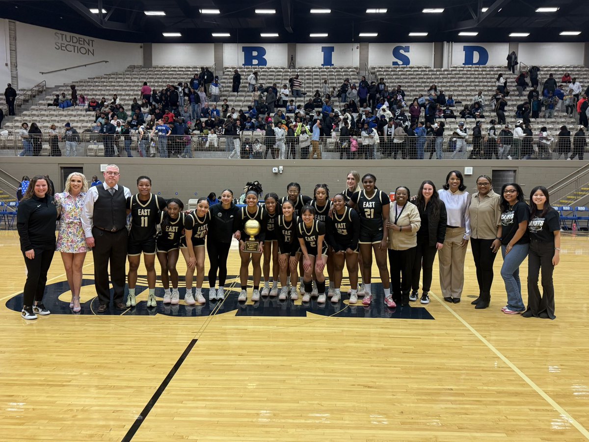 Plano ISD (@plano_schools) on Twitter photo Our <a href="/PESHGirlsHoops/">PlanoEastGirlsHoops</a> are on their way to the State Semifinals for the first time in program history after a 49-45 win over North Crowley! They’ll take on the Longhorns of Cedar Hill next.
Let’s go, Plano East!! 🏆🐾
#TeamPlanoISD Our <a href="/PESHGirlsHoops/">PlanoEastGirlsHoops</a> are on their way to the State Semifinals for the first time in program history after a 49-45 win over North Crowley! They’ll take on the Longhorns of Cedar Hill next.
Let’s go, Plano East!! 🏆🐾
#TeamPlanoISD