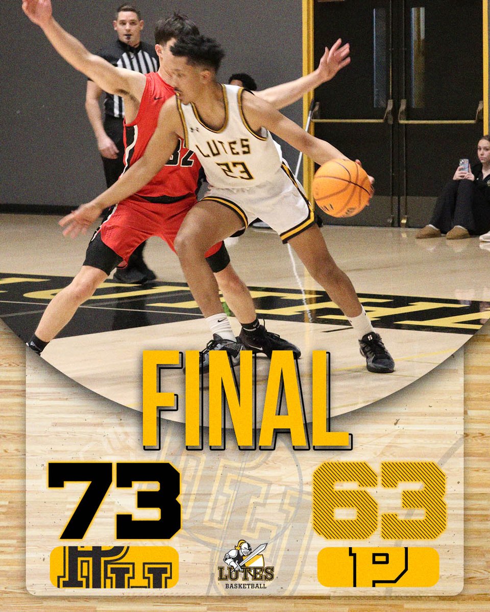 PLU Athletics (@golutes) on Twitter photo Postseason unlocked 🔓
<a href="/PLU_Mbball/">PLU Men's Basketball</a> clinches spot in NWC Tourney with its 4th straight win behind a 20-point night from Miles Nash
#GoLutes Postseason unlocked 🔓
<a href="/PLU_Mbball/">PLU Men's Basketball</a> clinches spot in NWC Tourney with its 4th straight win behind a 20-point night from Miles Nash
#GoLutes